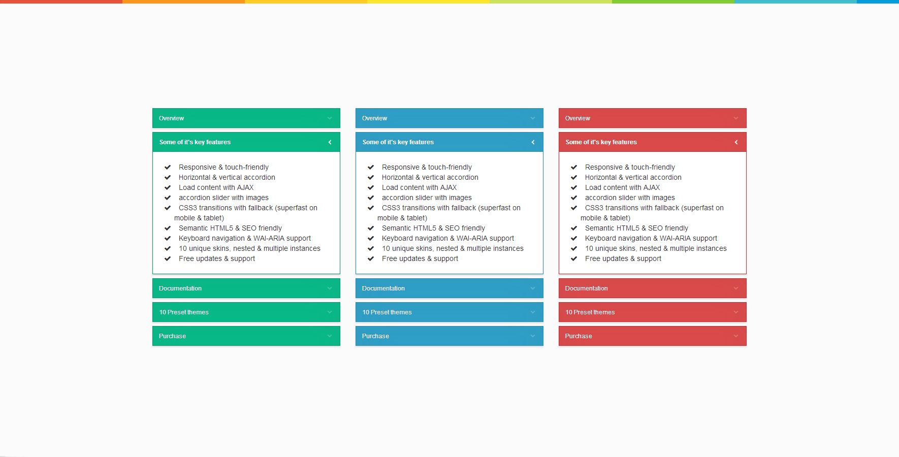 jquery accordion menu ui